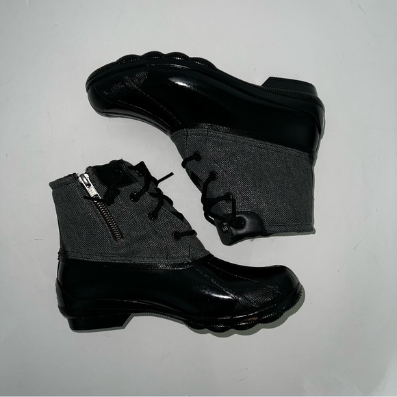 SPERRY TOP-SIDER Black Syren Gulf Cheetah Duck Boot - New In Box - Duplicate - Picture 15 of 16